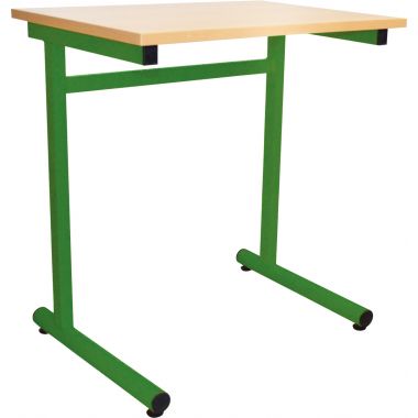 Table fixe 1 place 70x50cm T4 vert