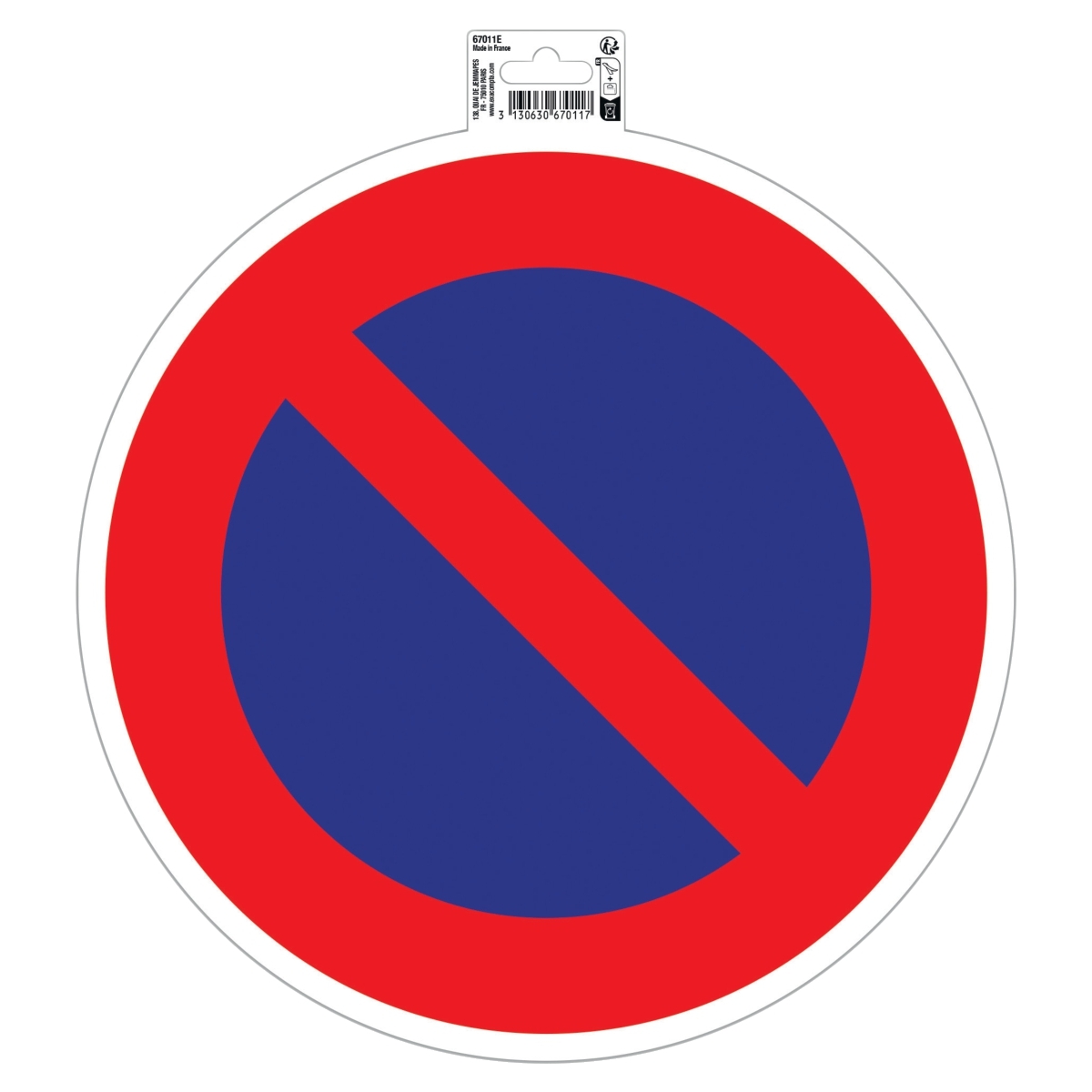 Panneau stationnement interdit diamètre 30cm