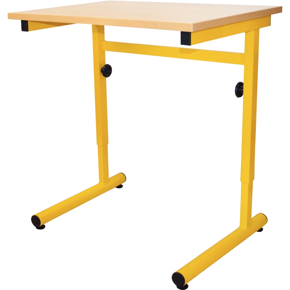 Table réglable 70x50cm T4 à T6 jaune