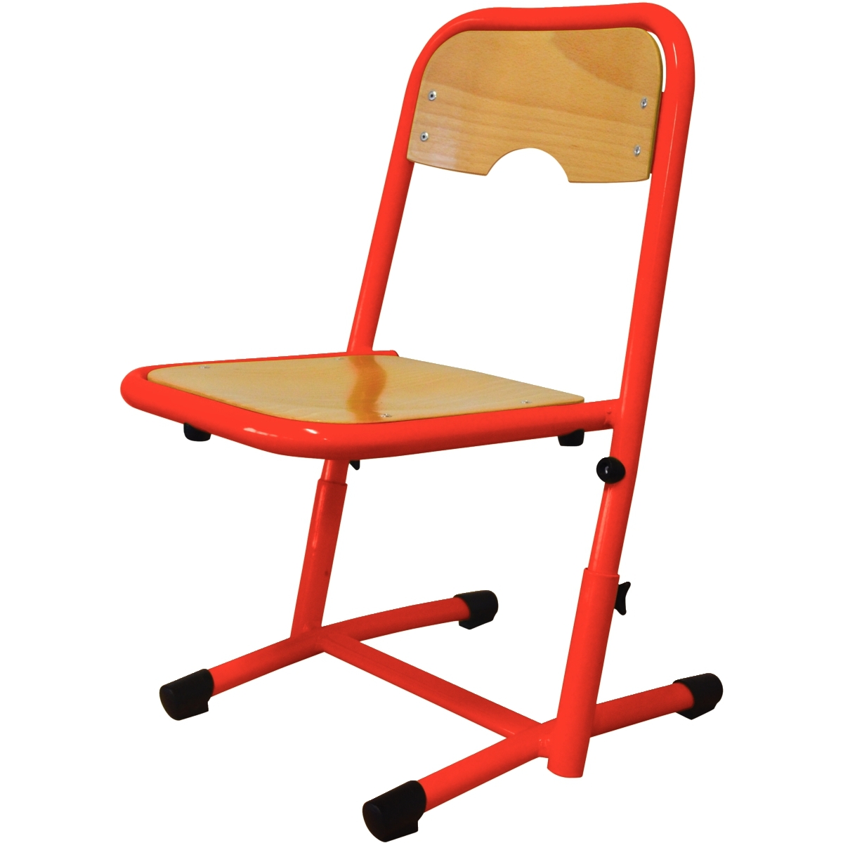 Chaise réglable appui sur table T1 à T3 rouge