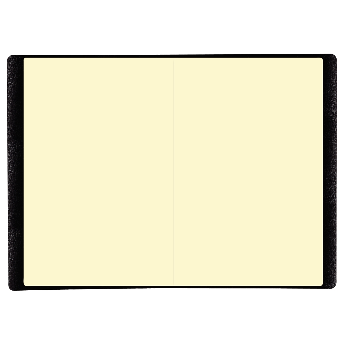 Carnet uni SILK 16x24 cm noir