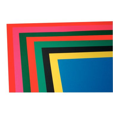 Paquet de 25 feuilles CARTADOR 270g 50x65cm assortis