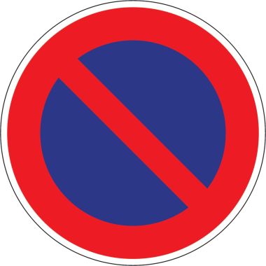 Panneau stationnement interdit diamètre 30cm