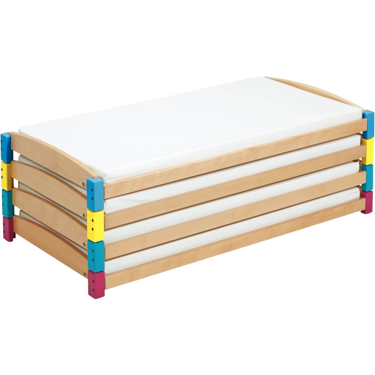 Lit modulaire framboise