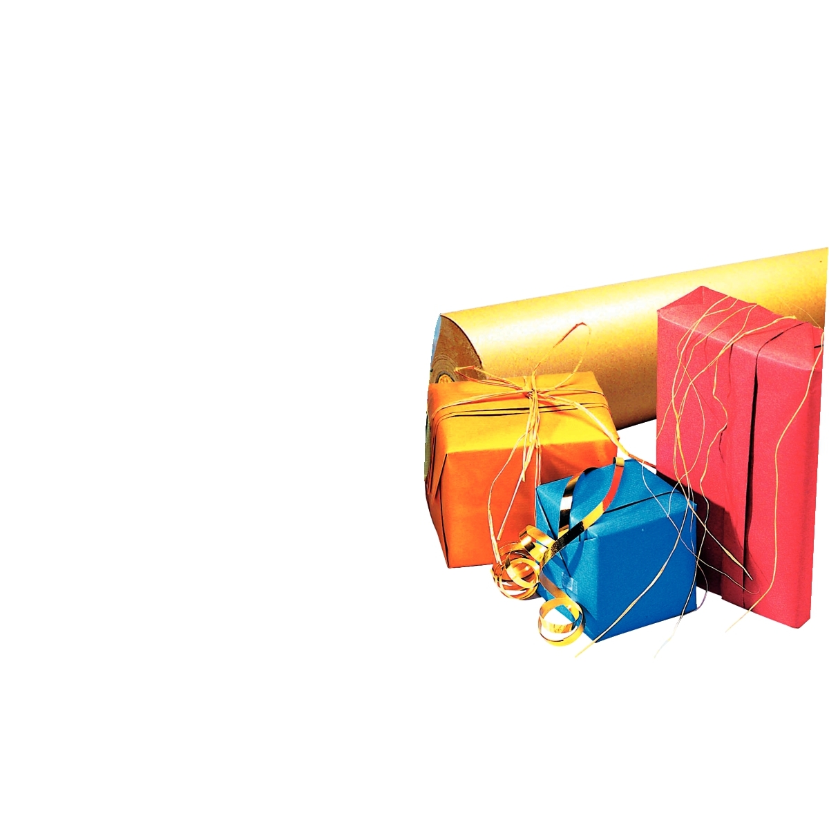 Rouleau de papier kraft 70g 3x0,70m jaune