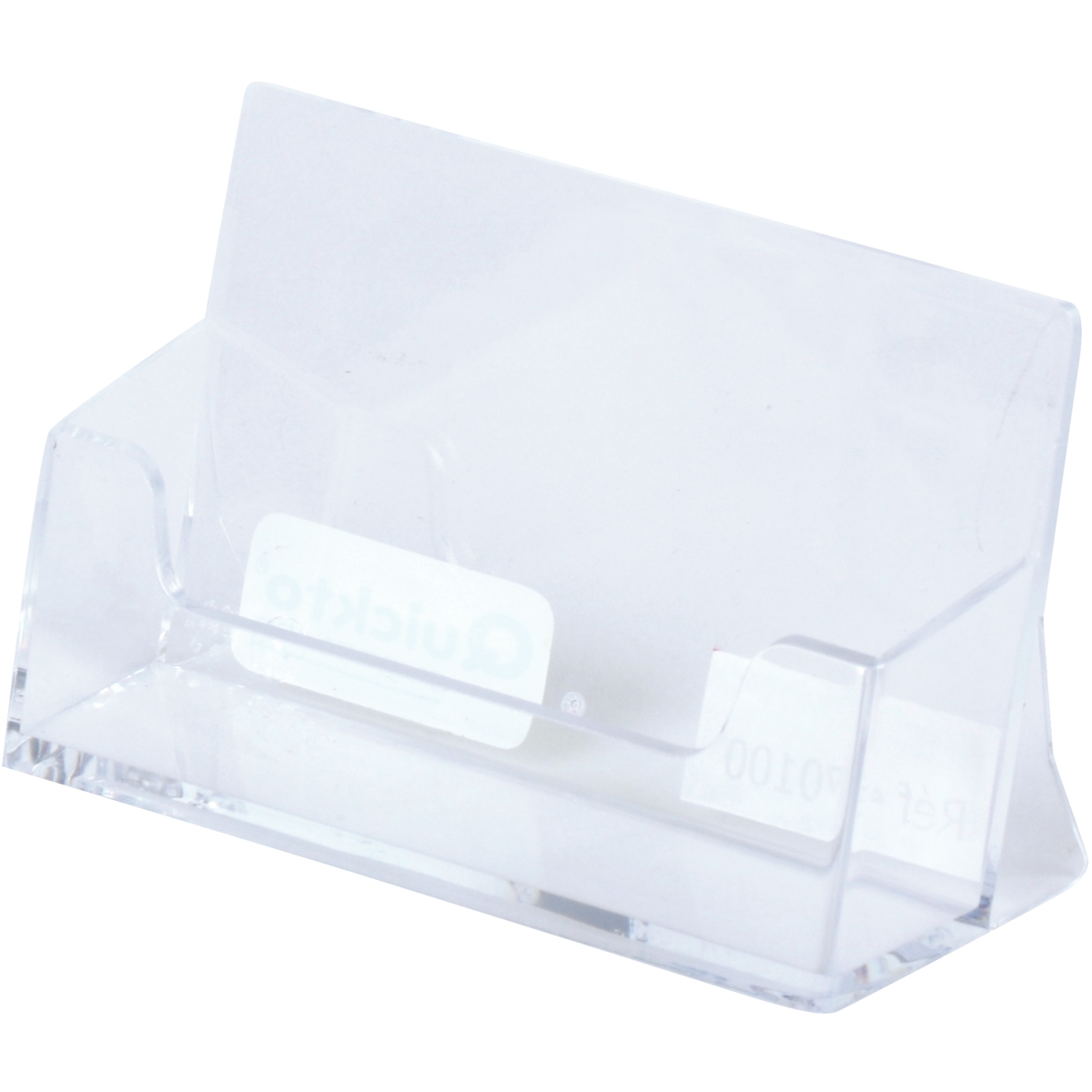 Porte-cartes de visite 1 compartiment transparent