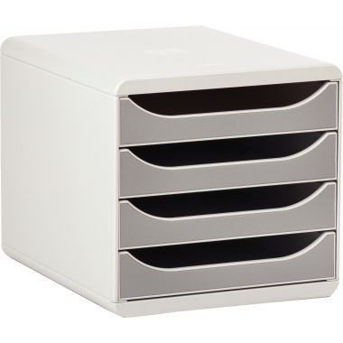 Module 4 tiroirs BIGBOX gris/gris
