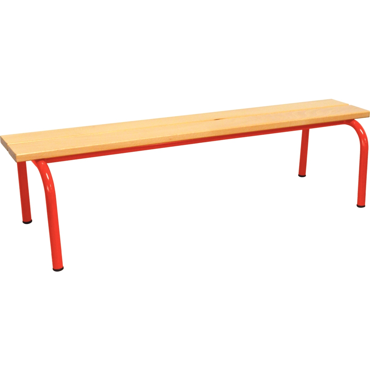 Banc sans dossier L120cm T2 rouge