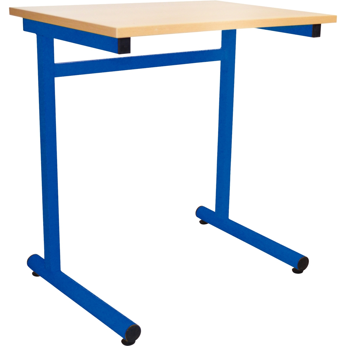 Table fixe 1 place 70x50cm T5 bleu