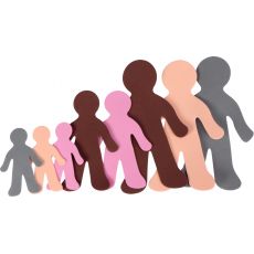 Kit de 237 pièces personnages et vêtements en mousse