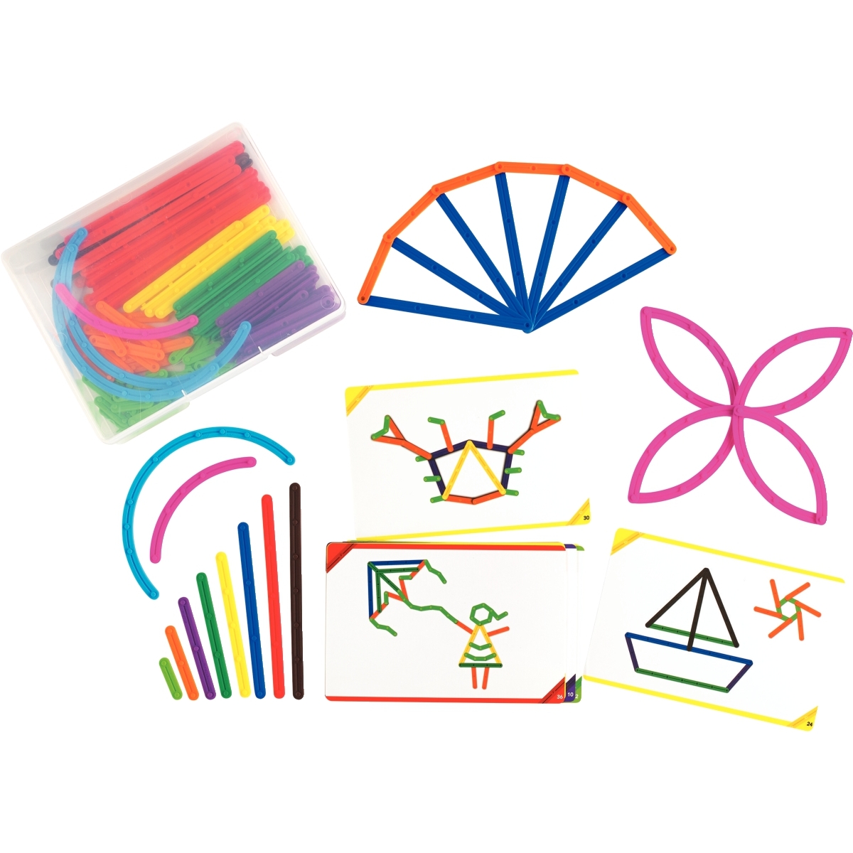 Atelier Junior GEOSTIX 200 pièces + 30 fiches