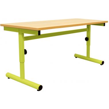 Table maternelle 160x80cm T1 à T3 vert granny