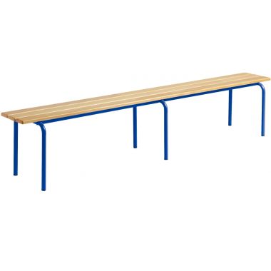 Banc sans dossier L160cm T2 bleu