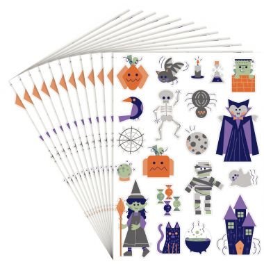 Pack de 240 gommettes Halloween