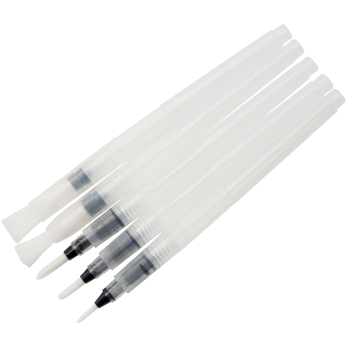 Lot de 6 brosses plates à réservoir, pointes larges
