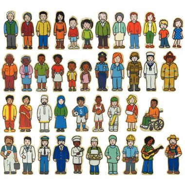 Lot de 42 personnages du monde