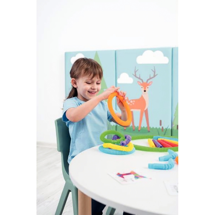 Jeu sensoriel POP Tubes, 60 pièces