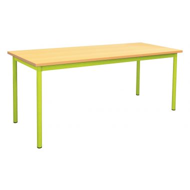 Table maternelle 120x80cm T3 vert granny
