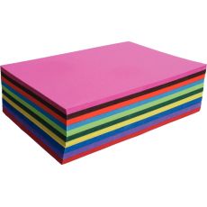 Paquet de 100 feuilles de papier couleur recyclé format A4 210g