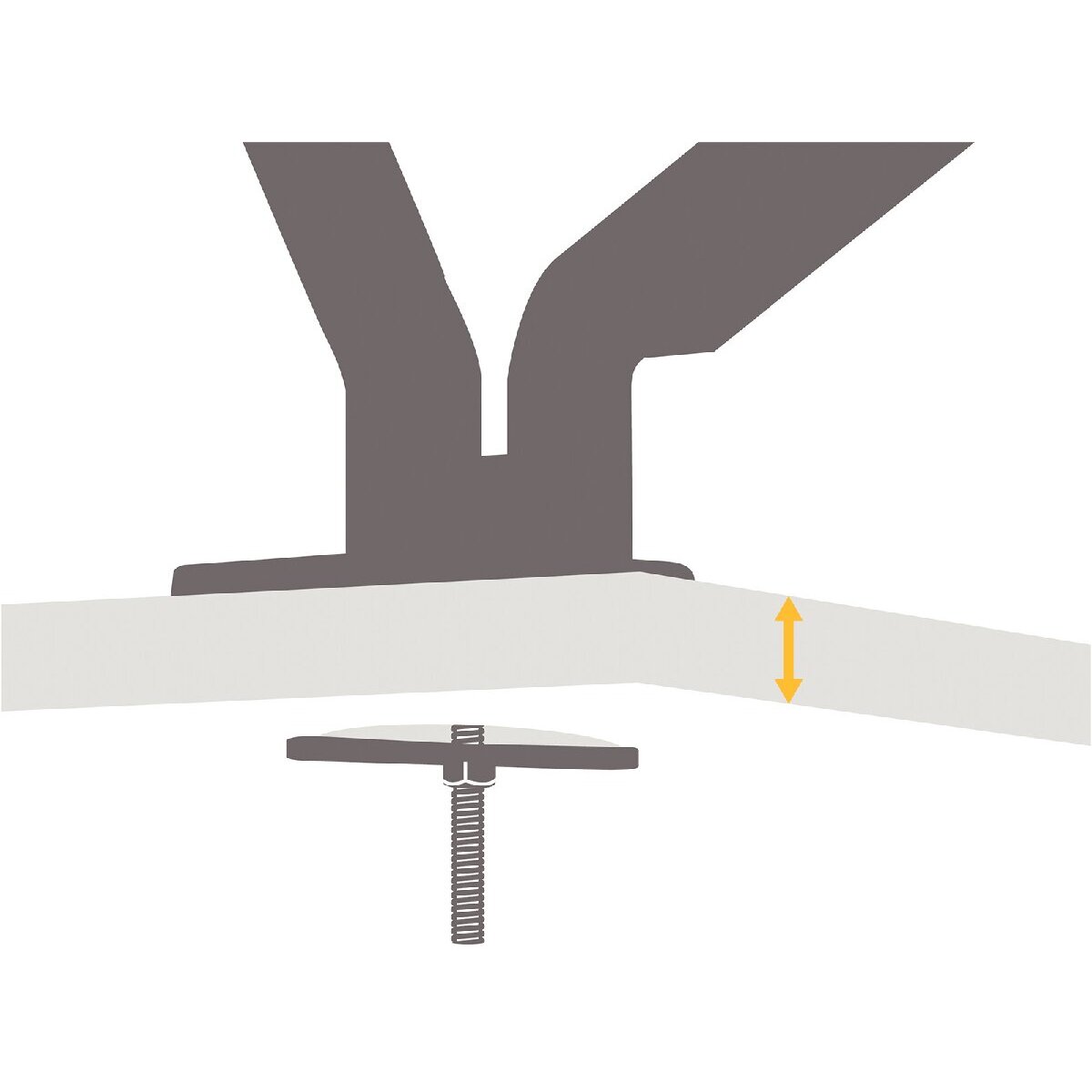 Bras porte-écrans double Reflex
