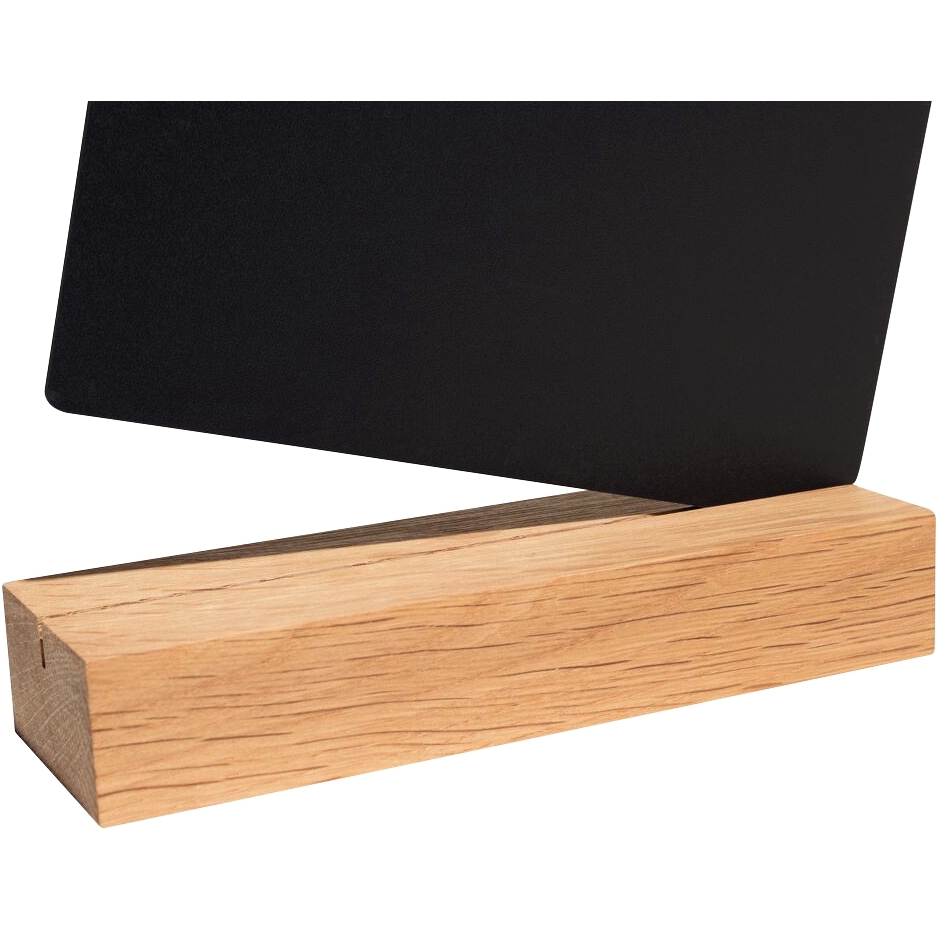 Porte menu ardoise sur pied en bois A4