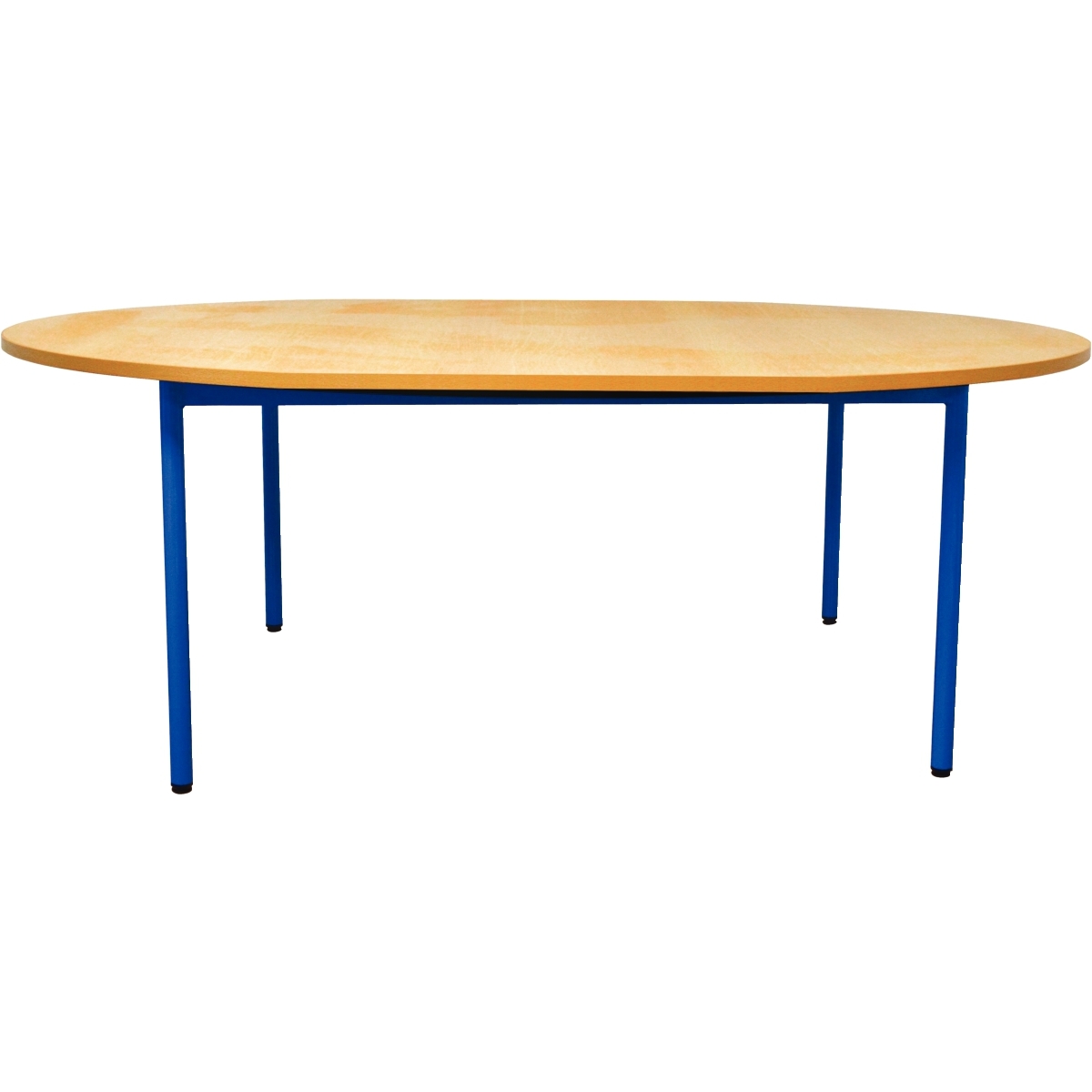 Table  ovale 120x90cm T2 bleu