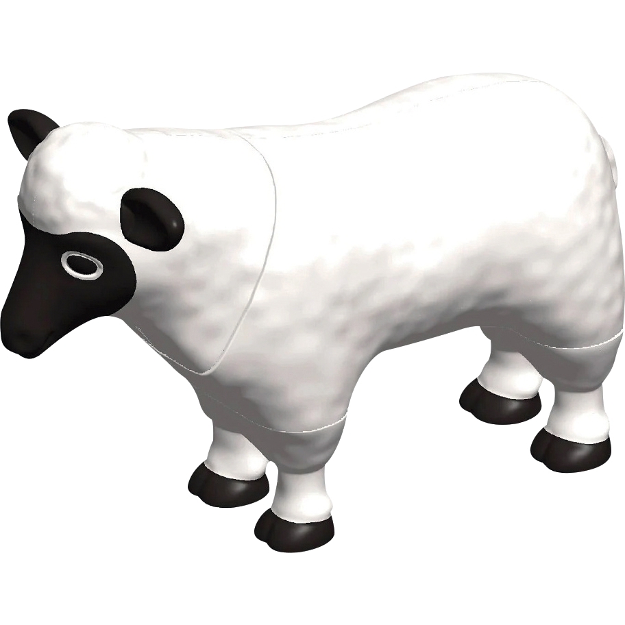 Boite de 7 mini puzzles 3D magnétiques, animaux de la ferme
