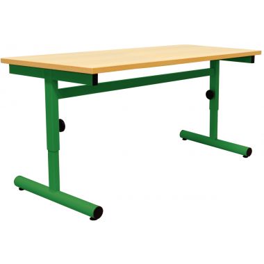 Table maternelle 160x80cm T1 à T3 vert
