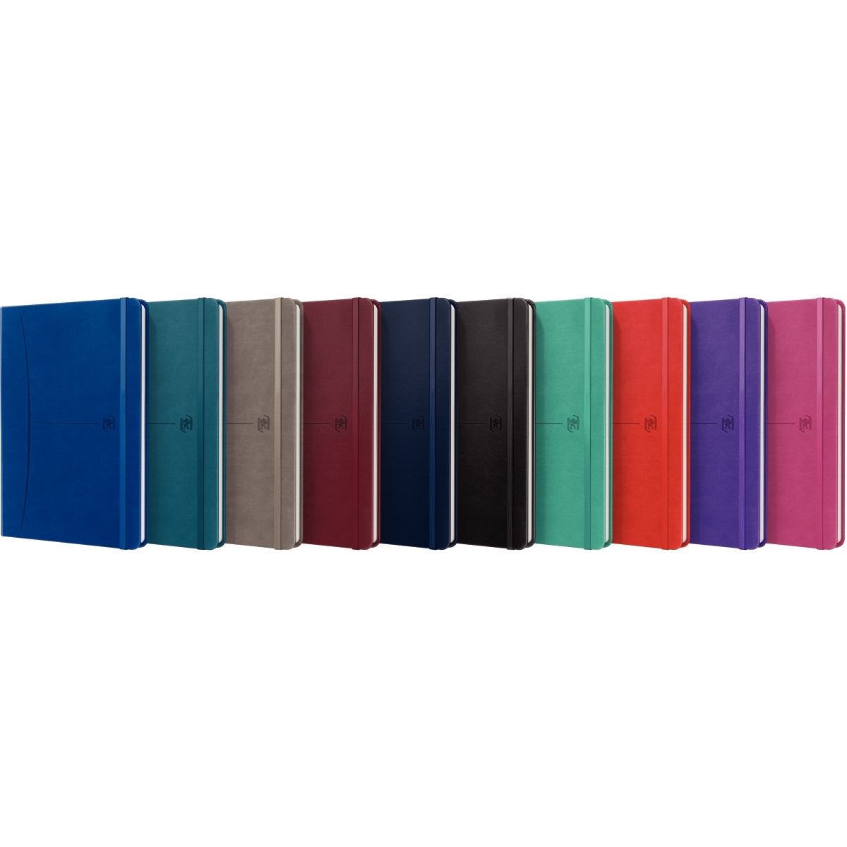Carnet 160 pages SIGNATURE format A5, quadrillé 5x5, coloris assortis