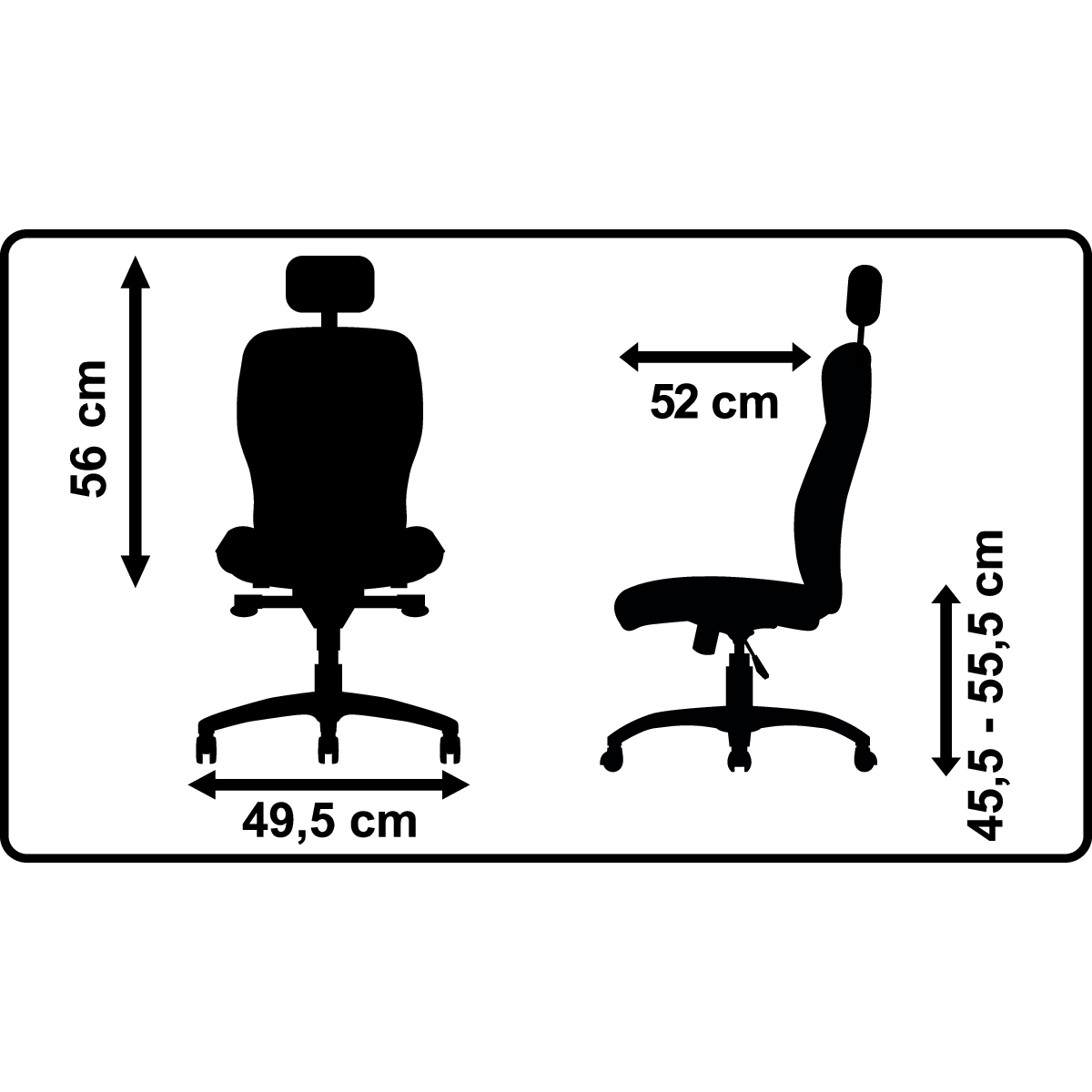 Siège ergonomique Carson V2 noir
