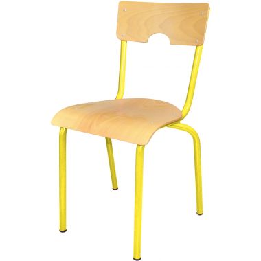 Chaise 4 pieds T5 jaune