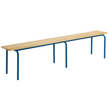 Banc sans dossier L160cm T3 bleu