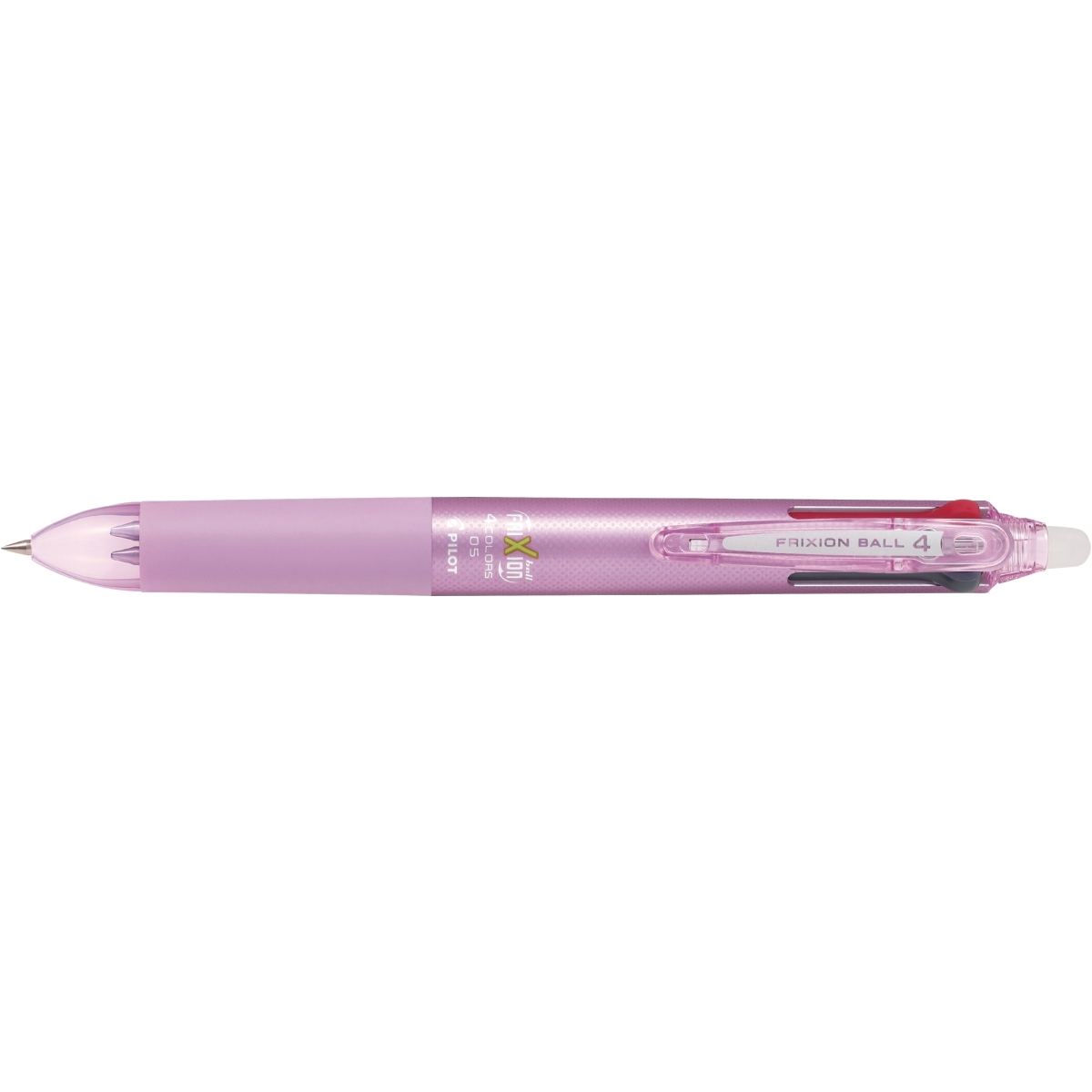 Stylo bille 4 couleurs Frixion Ball rose