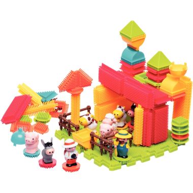 Set de 100 pièces BRISTLE BRICKS, la ferme