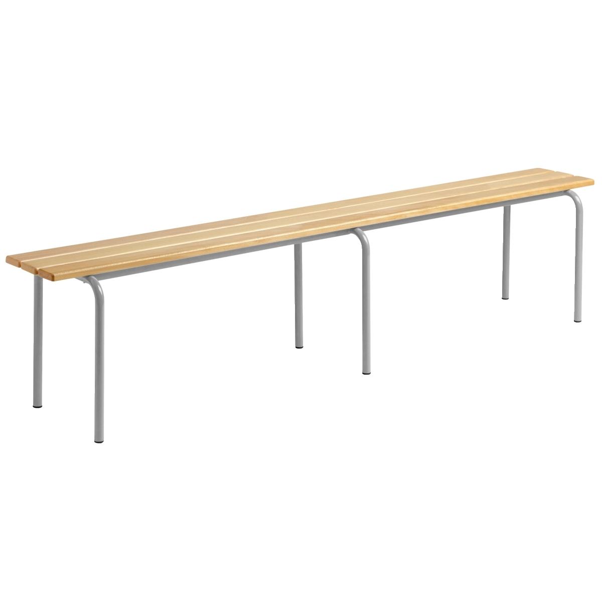 Banc sans dossier L160cm T3 gris alu