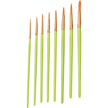 Sachet de 10 pinceaux synthétique ronds n°10