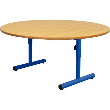 Table diamètre 120cm T1 à T3 bleu