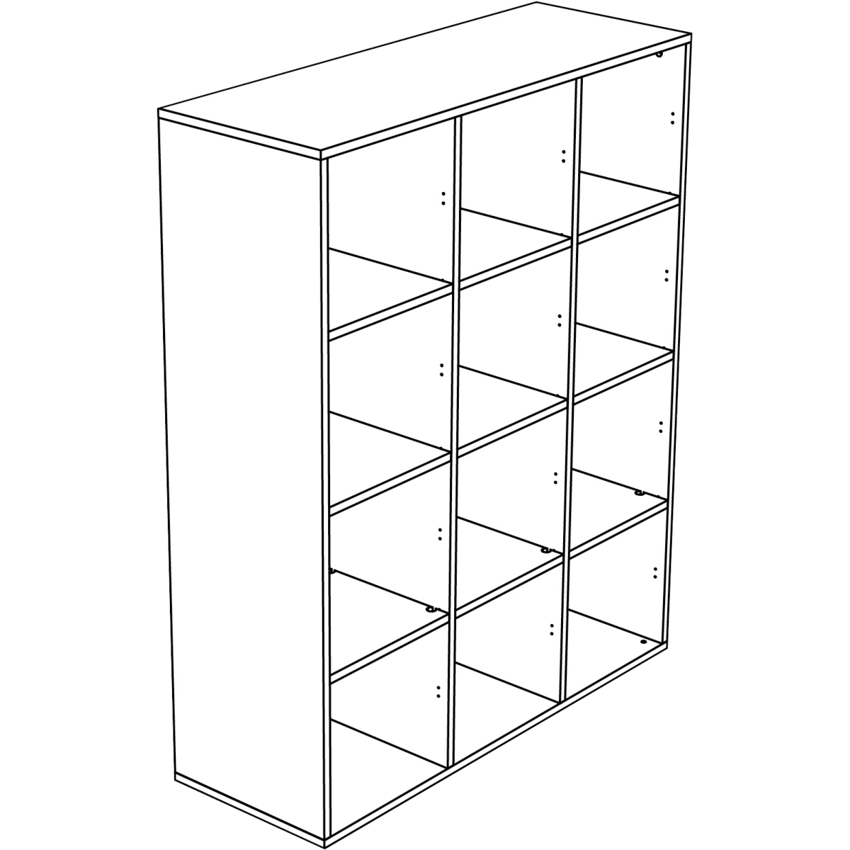 Structure standard 12 cases Camille blanc