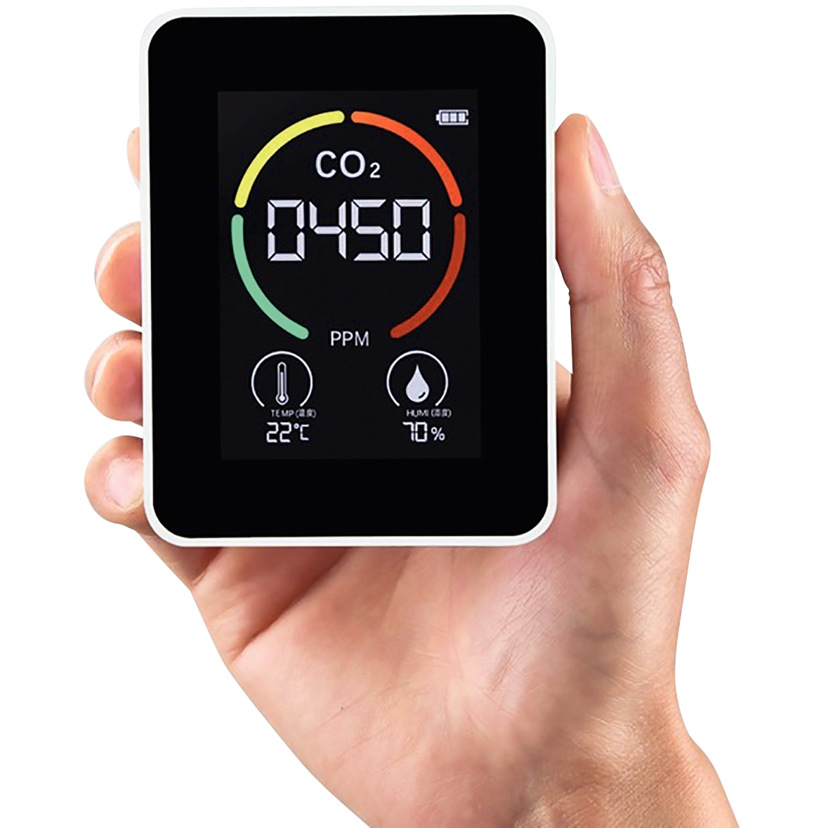 Mesureur d'air C02 par capteur infrarouge