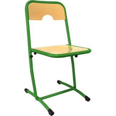 Chaise fixe appui sur table T6 vert