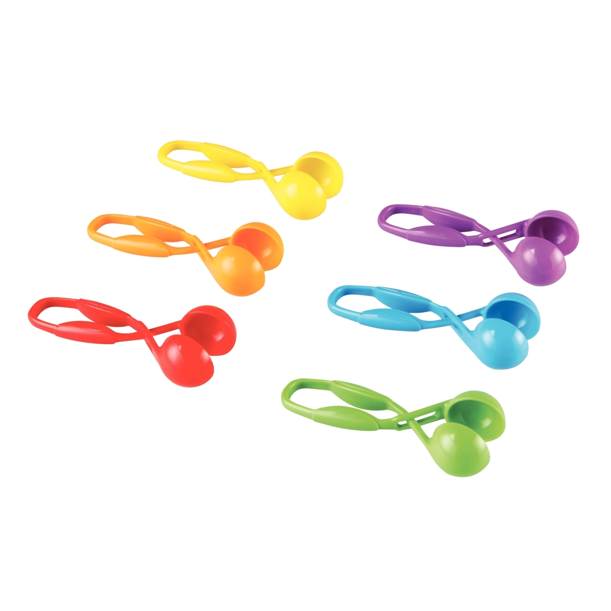 Pot de 6 pinces bulle coloris assortis