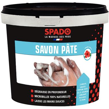 Pot 750ml savon pâte  microbille SPADO