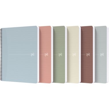 Cahier à reliure intégrale 180 pages MY REC'UP format A4, quadrillé 5x5