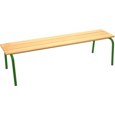 Banc sans dossier L120cm T4 vert