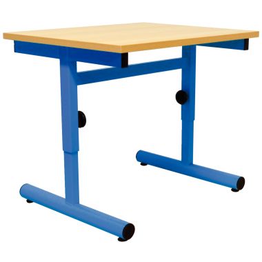 Table maternelle 60x50cm T1 à T3 bleu