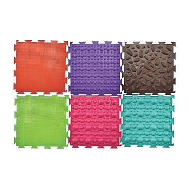 Boite de 6 dalles sensorielles 26x26cm n°1