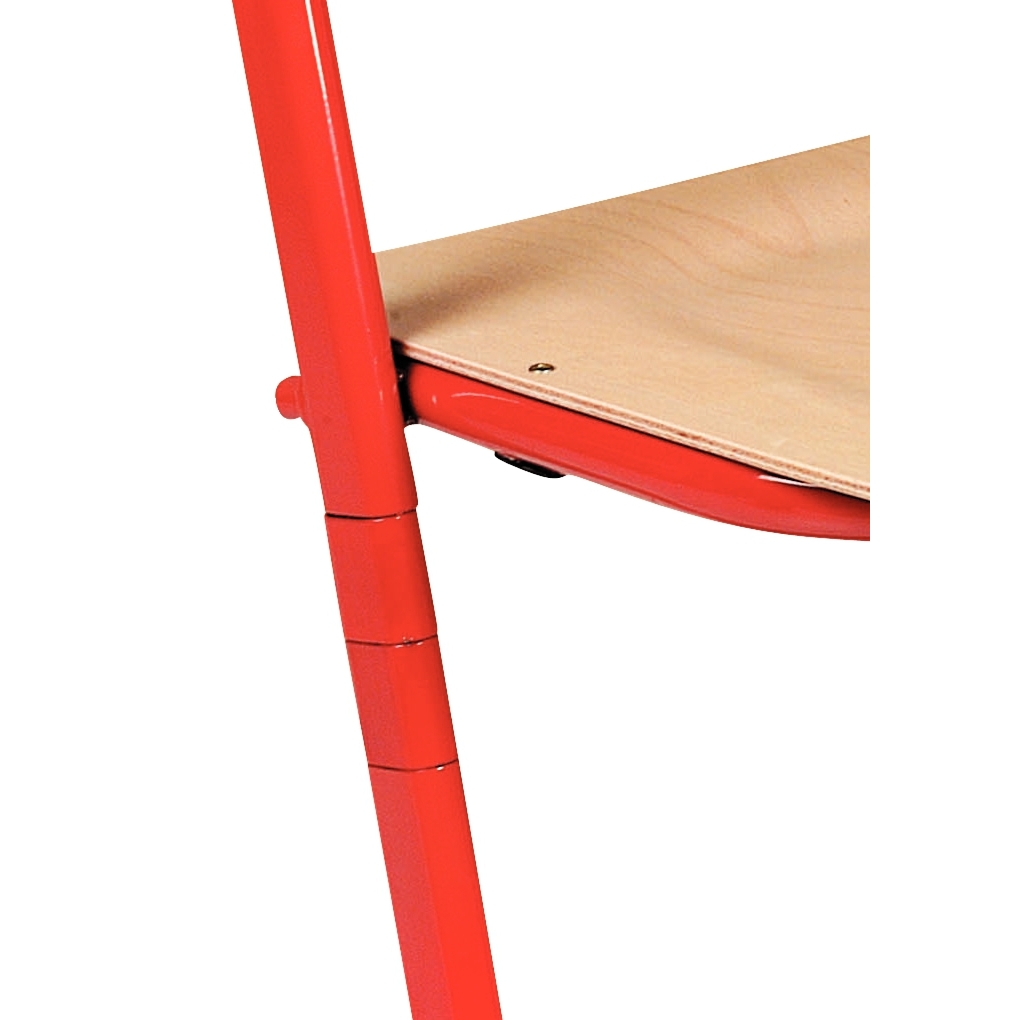 Chaise réglable appui sur table T4 à T6 rouge