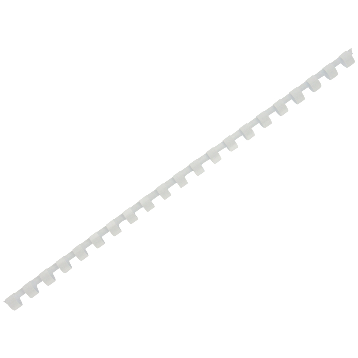 Boîte de 100 reliures plastiques couleur Ø 10mm blanc