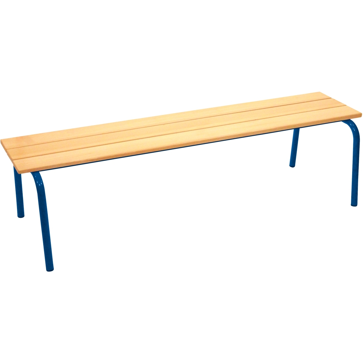 Banc sans dossier L120cm T4 bleu