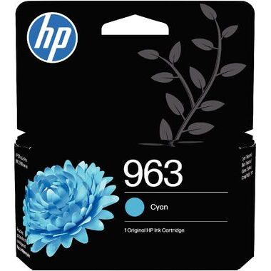 HP 963 cartouche d'encre cyan authentique (3JA23AE)